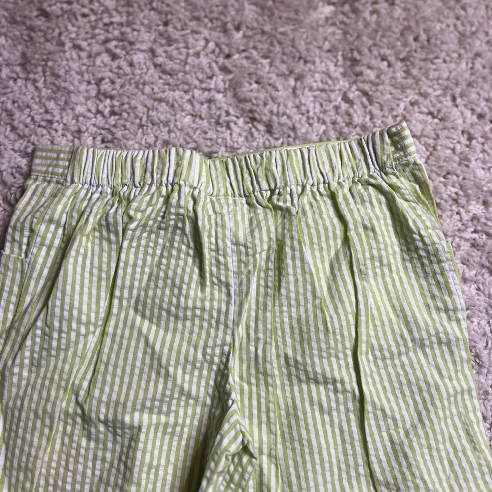MONDAYS CHILD GIRLS SEERSUCKER SHORTS WITH INITIAL K MONOGRAM SZ 6X NWT - Picture 12 of 13